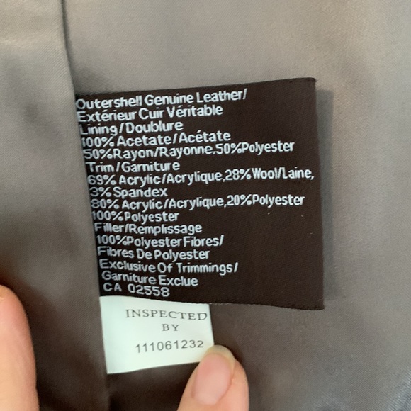 leather coat by Danier - Picture 8 of 10